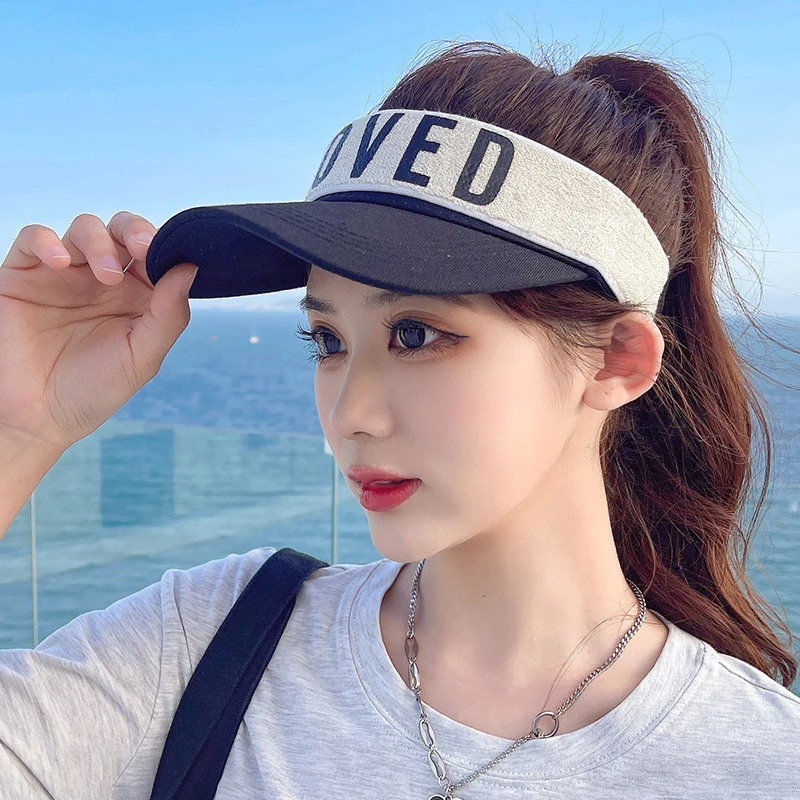 Vonkajšia dutá slnečná čiapka Ženská letná opaľovacia krémová slnečná krém