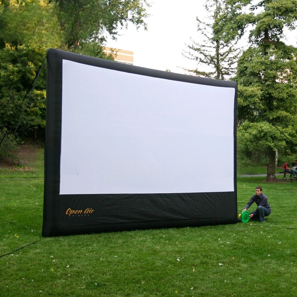 Vonkajšia, nafukovacia projekčná obrazovka, vyfúknutie nafukovacej obrazovky filmu, komerčná alebo domáca televízna obrazovka 7.5x4m