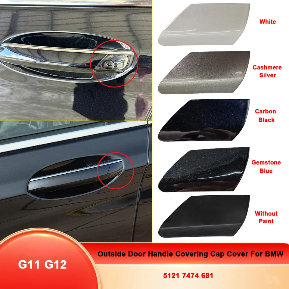 Vonkajšia rukoväť kľučky krytu uzáveru uzáveru uzáveru pre prístupový kryt pre BMW 7 Series G11 G12 2015-2022 51217474681 Exteriérový výmena diel