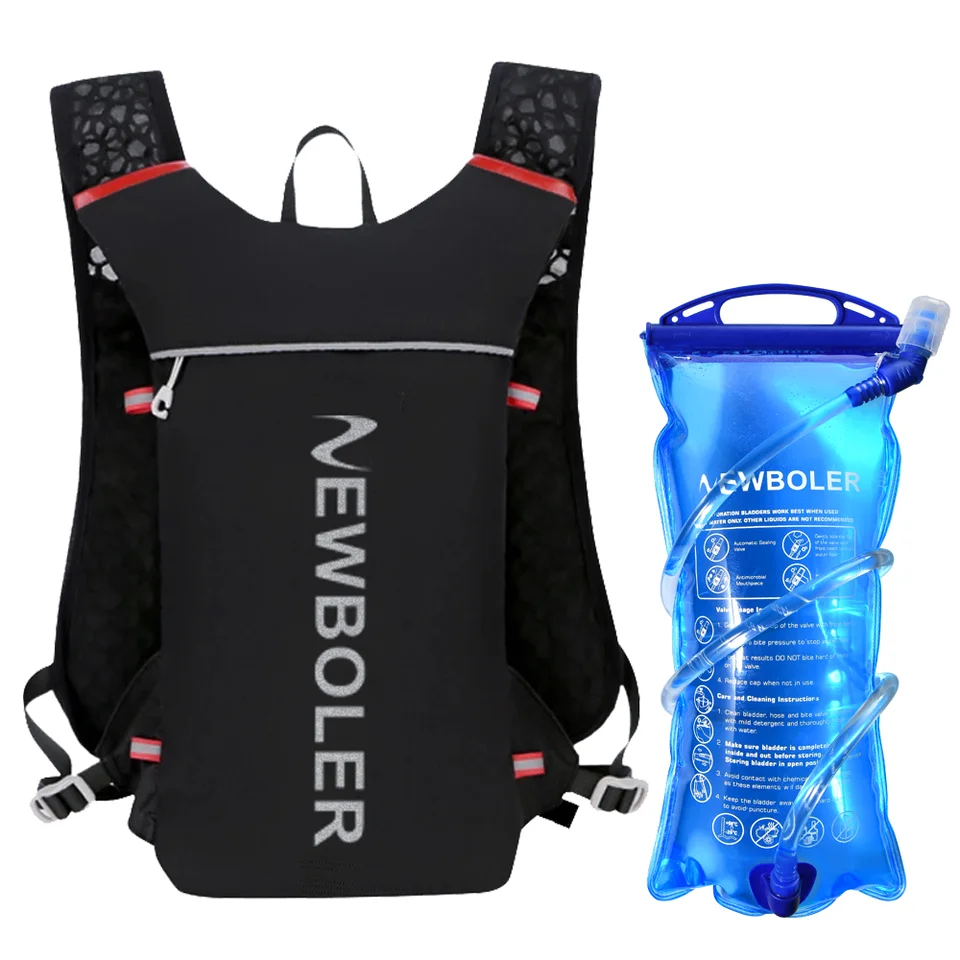 Vonkajšia trasa Running 5L ultralight batoh Hydratácia jogging vesty Men priedušný maratónsky bicykel fľaša s vodou 500 ml