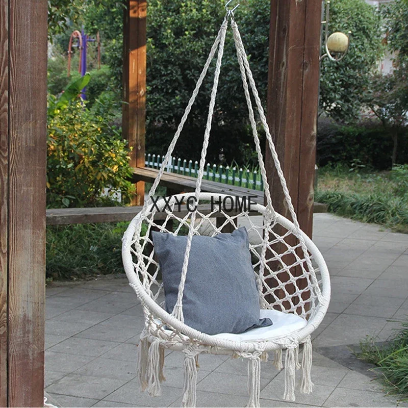 Vonkajšia výkyvná stolička prenosná záhradná sieťova kresla Domov Travel Camping Swing