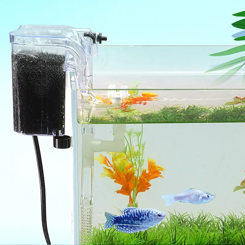 Vonkajšie akvárium Fish Tank Filter Vodopád Filter Čisté vodné čerpadlo Závesné akvárium na stenu vodné akvárium príslušenstvo