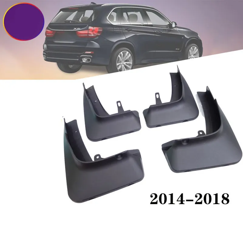 Vonkajšie autá Mudguards bahenné klapky pre BMW X5M F15 2014 - 2018 Žiadny pedál Mudflaps Splash Guards Bahen fenders pneumatika pneumatika bahenný bahenný strážcovia