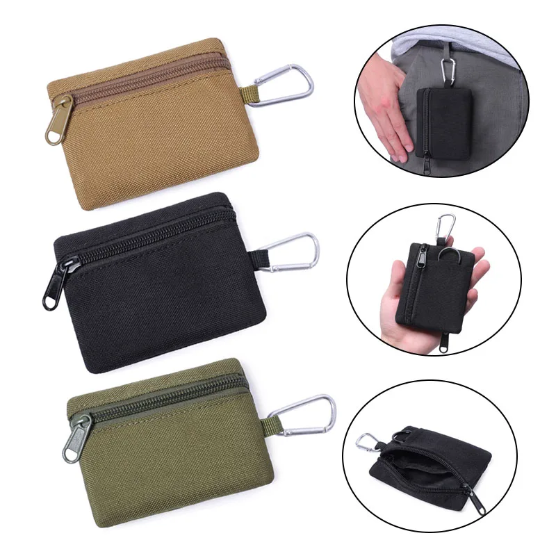 Vonkajšie EDC Molle Pase peňaženka Multifunkčná prenosná taška