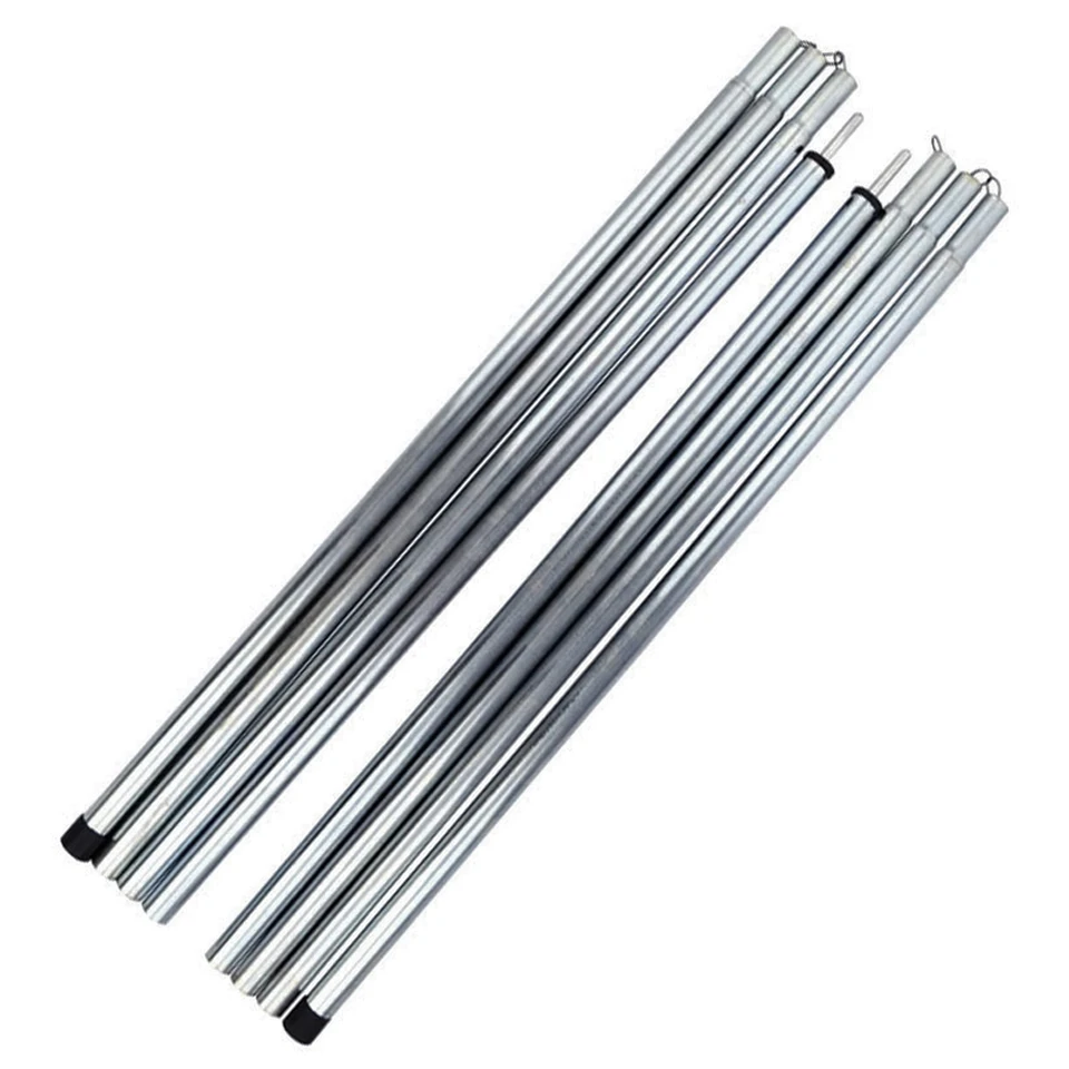 Vonkajšie kempingové stane vybavenie stanové prúty vrchlíky plachta póly Canopy Support Rods Iron Canopy Markopy Rám kempingové príslušenstvo stan
