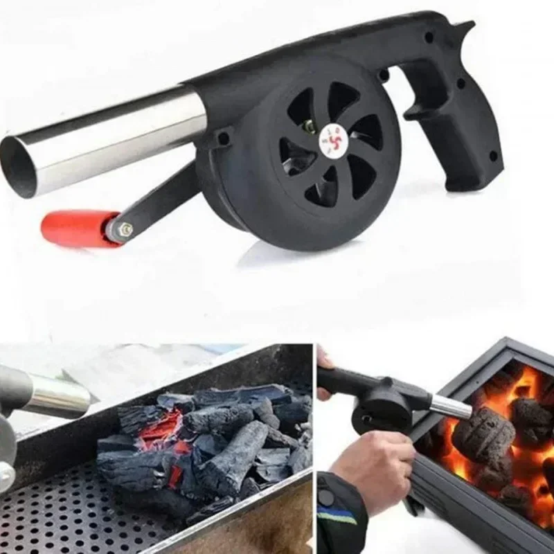 Vonkajšie prenosné ručné dúchadlo Domácnosť Grilovanie uhlia spaľovanie dúchadla gril grilovanie BBQ Nástroje kemping kemping