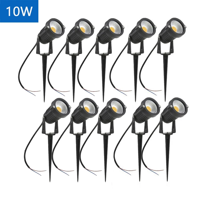 Vonkajšie záhradné svetlá LED LAST LAMP 2220V12V24V 5W 10W 15W WATERPROF IP65 Krajina hrotov žiarovka LED svetlo záhradné cesty ZARIADENIA