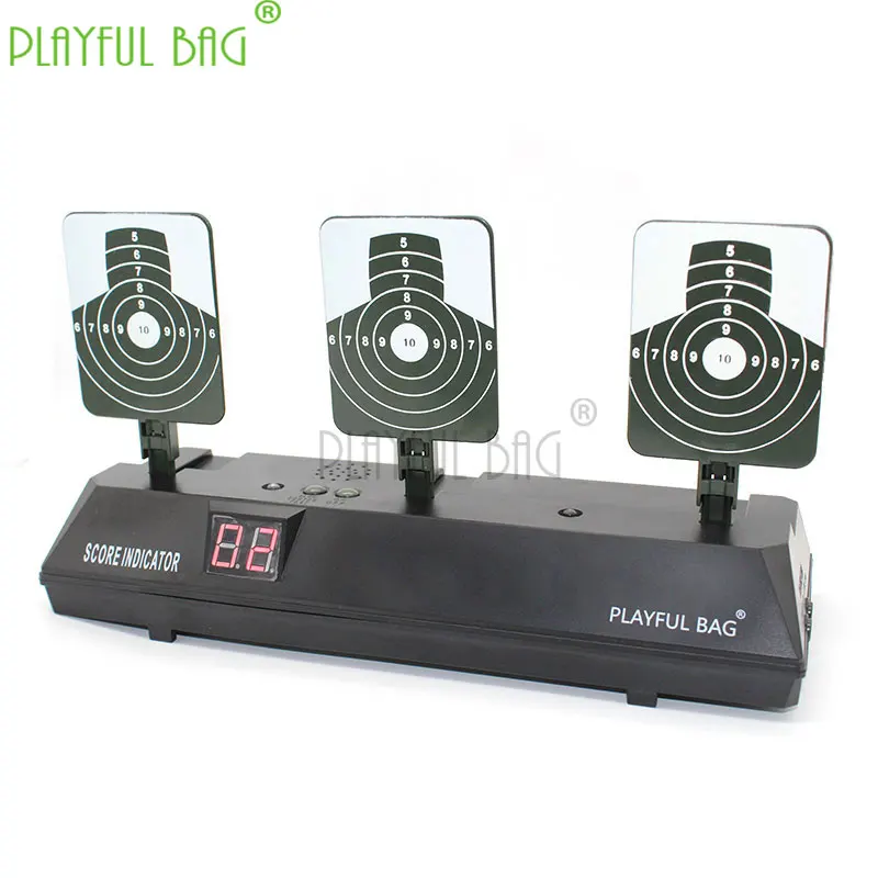 Vonkajšie športové dospelé deti Interaktívna hudba Elektronické bodovanie mobilného cieľa Soft Gulet Gun Gel Ball Toy Equipment SD08