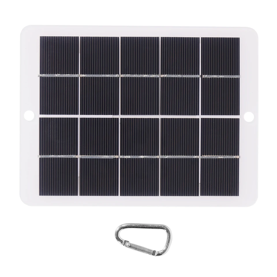 Vonkajší 3W 5V nabíjanie telefónu na turistické kemping USB Solárny panel lezenie solárny nabíjačku pre mobilný telefón