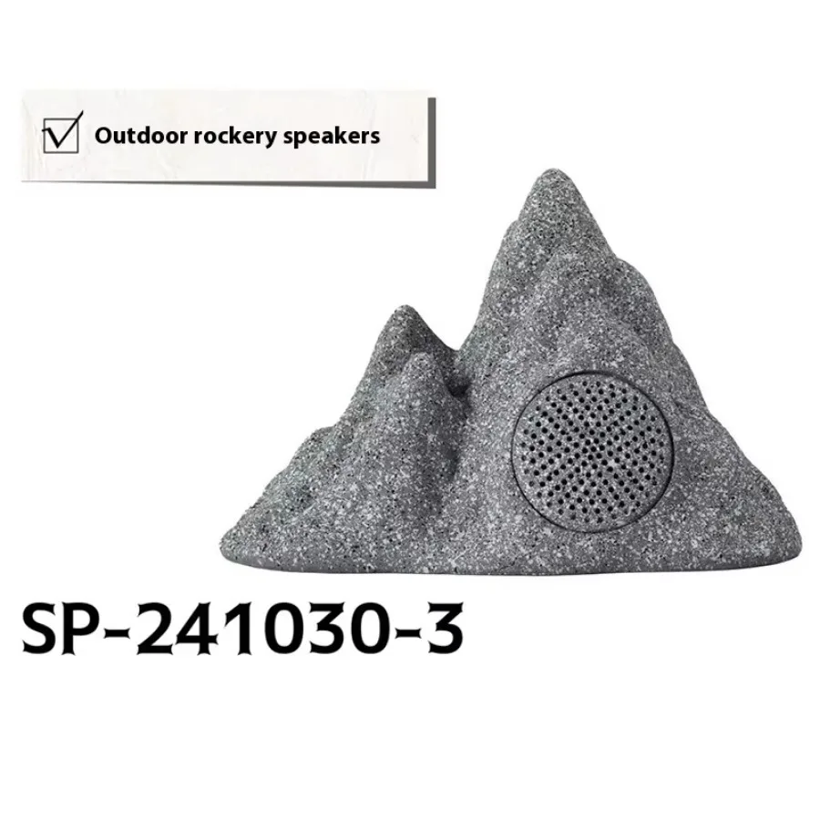 Vonkajší Bluetooth Rock Reproduktor Witerproof s basou pre záhradný park terasa trávnatá krajina Decor Decor