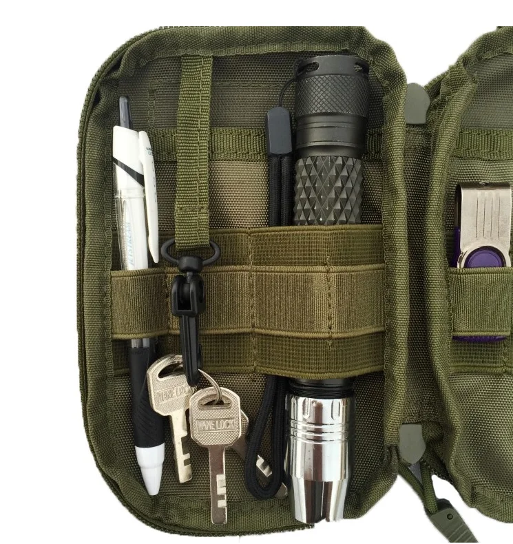 Vonkajší multifunkčný doplnok EDC BAG Molle Undershirt Hanging Bag Casy Sports Organizátor Telefónne pásové taška