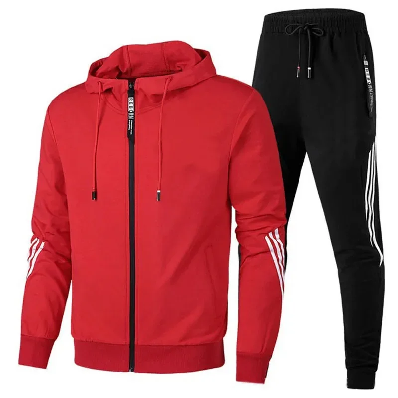 Vonkajší muži Nová jarná a jesenná móda plus plus veľkosť na zips s kapucňami Unisex Sport Trend Príležitostná farebná osobnosť