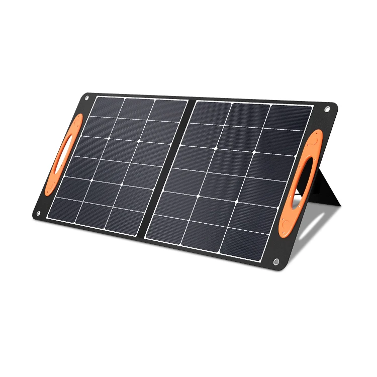 Vonkajší prenosný skladací solárny panel 100 W skladací solárny panel pre tabletu batérie mobilného telefónu