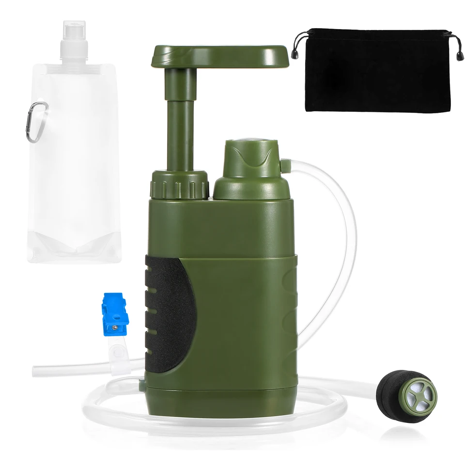 Vonkajší vodný filter slamy s vodným filtráciou Systém vody pre čističku vody pre rodinu Camping Havár