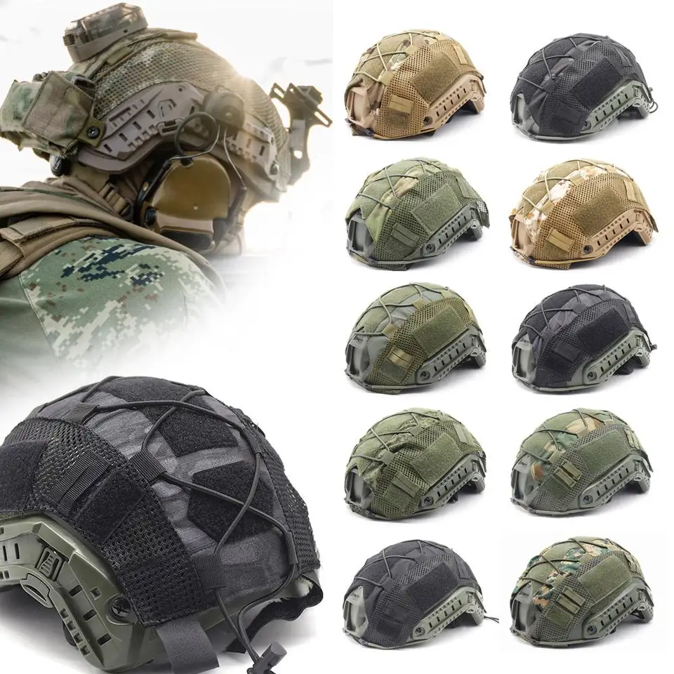 Vonku taktická prilba prilba prilba prilba elastický pj camouflage tkanina bj krycia prilba prilba taktická prilba MH Hel Y0B4