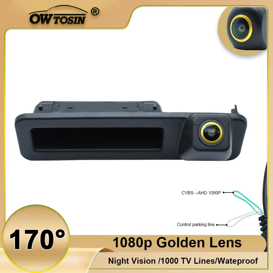 Vozidlo 170 ° AHD 1920*1080p Trunk Ruck Ruck View Camera pre BMW 1 sériu X1 X3 X5 2018 2019 2020 20212022