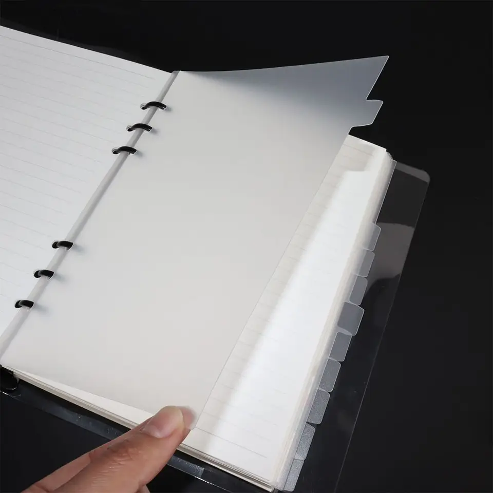 Voľný list pre A5/A6 Notebook Vianocové zásoby Binder Index oddeľovače Stránka Oddeľovače denníky knihy STRUCKER BINDER ENDIVIDERS