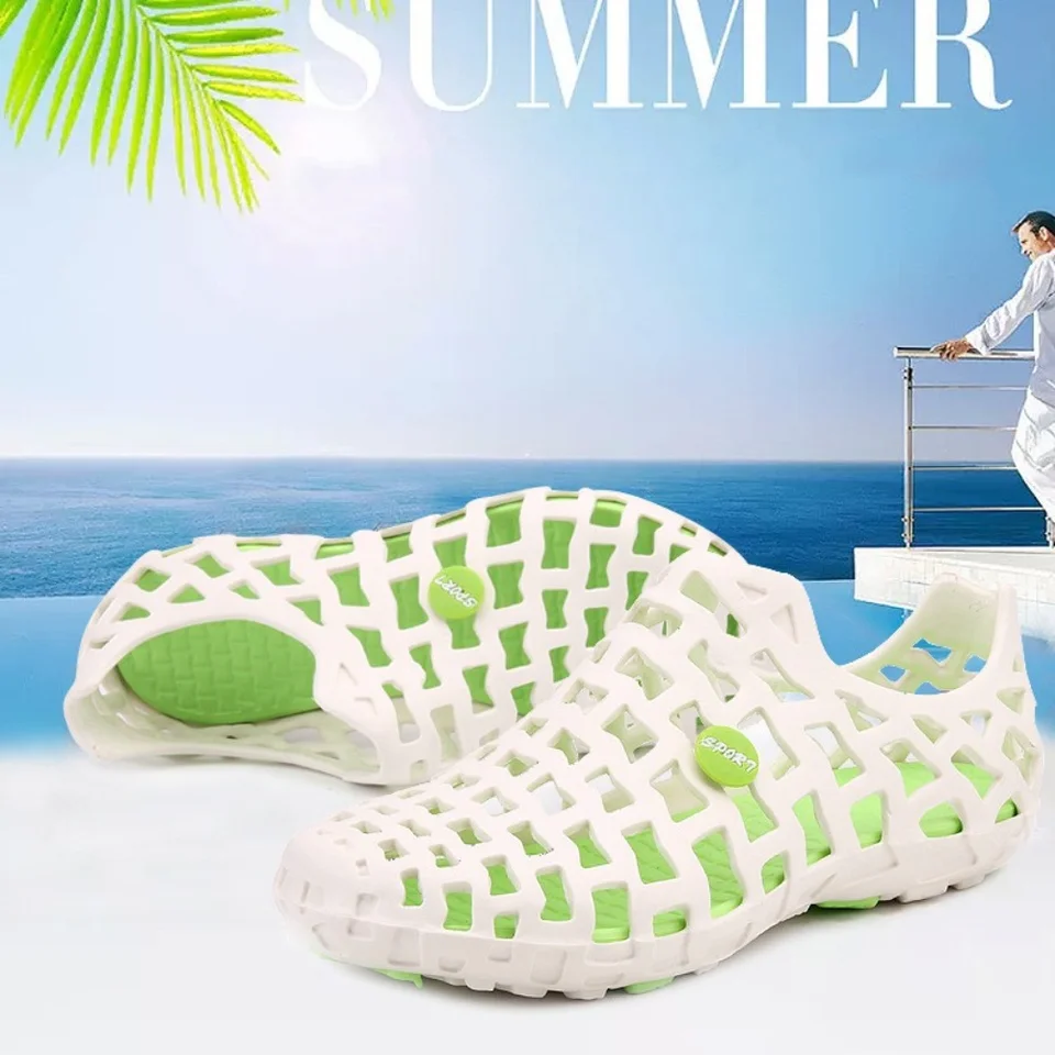 Voľný čas Dutlow Out Pánske topánky Unisex Light Beach Patispers ploché priedušné ženy sandále cestovanie