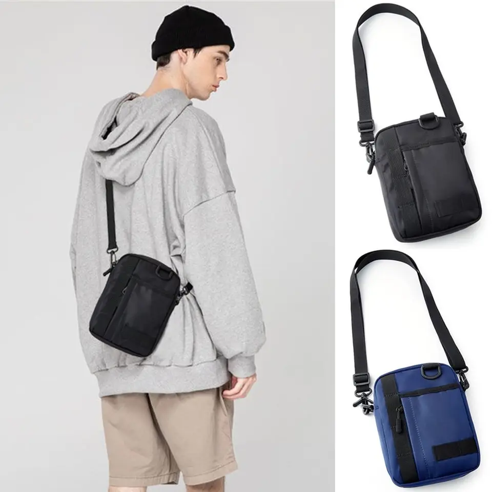 Voľný čas na tuhé farebné ramenné krížové tašky Oxford Handre Lightweight Canuka Messenger taška pre mužov Ženy