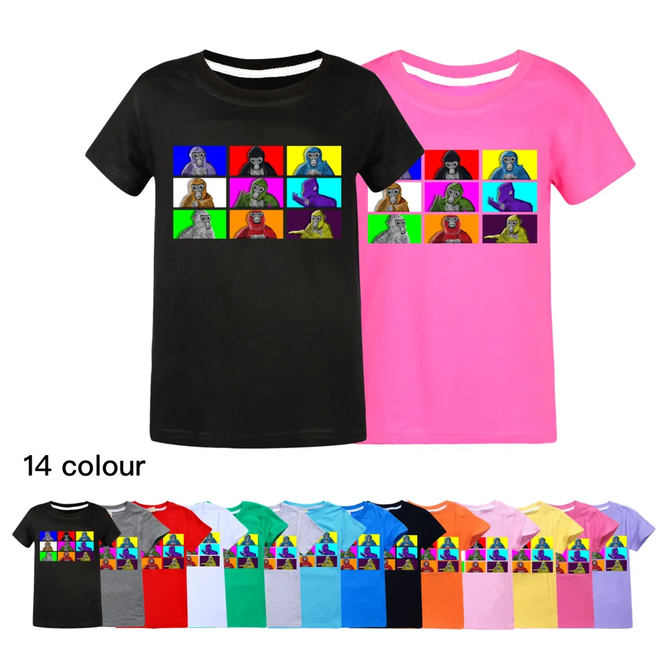 VR Game Gorilla Tag T-Shirt Karika