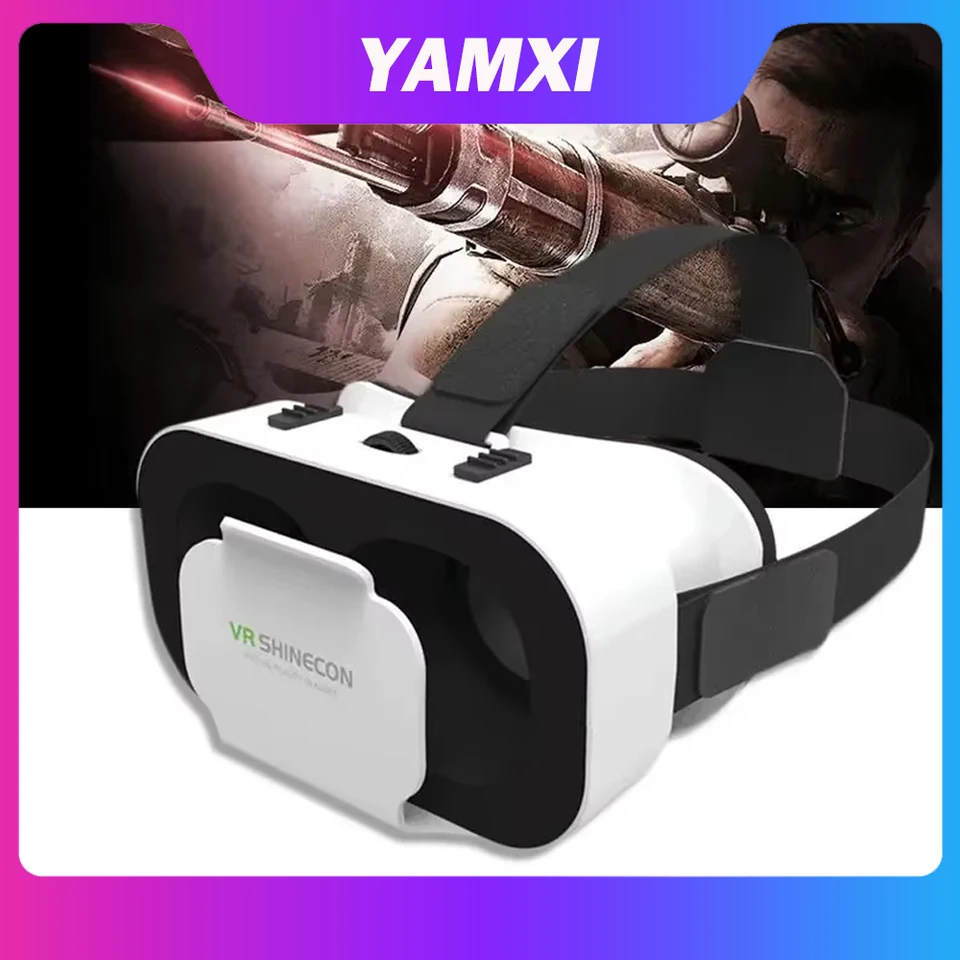 VR Shinecon Virtual Realidad Headset pre telefón 3D Journey Glasses kompatibilné s zariadeniami Xiaomi Huawei Sumsang Android a IOS