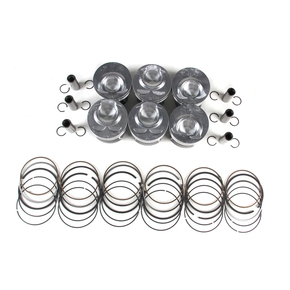 VR6 3,6L Motor Pistons & Rings Kit Fit Fit for VW Phaeton Passat Touareg Skoda Superb pre Porsche Cayenne 03H198151B