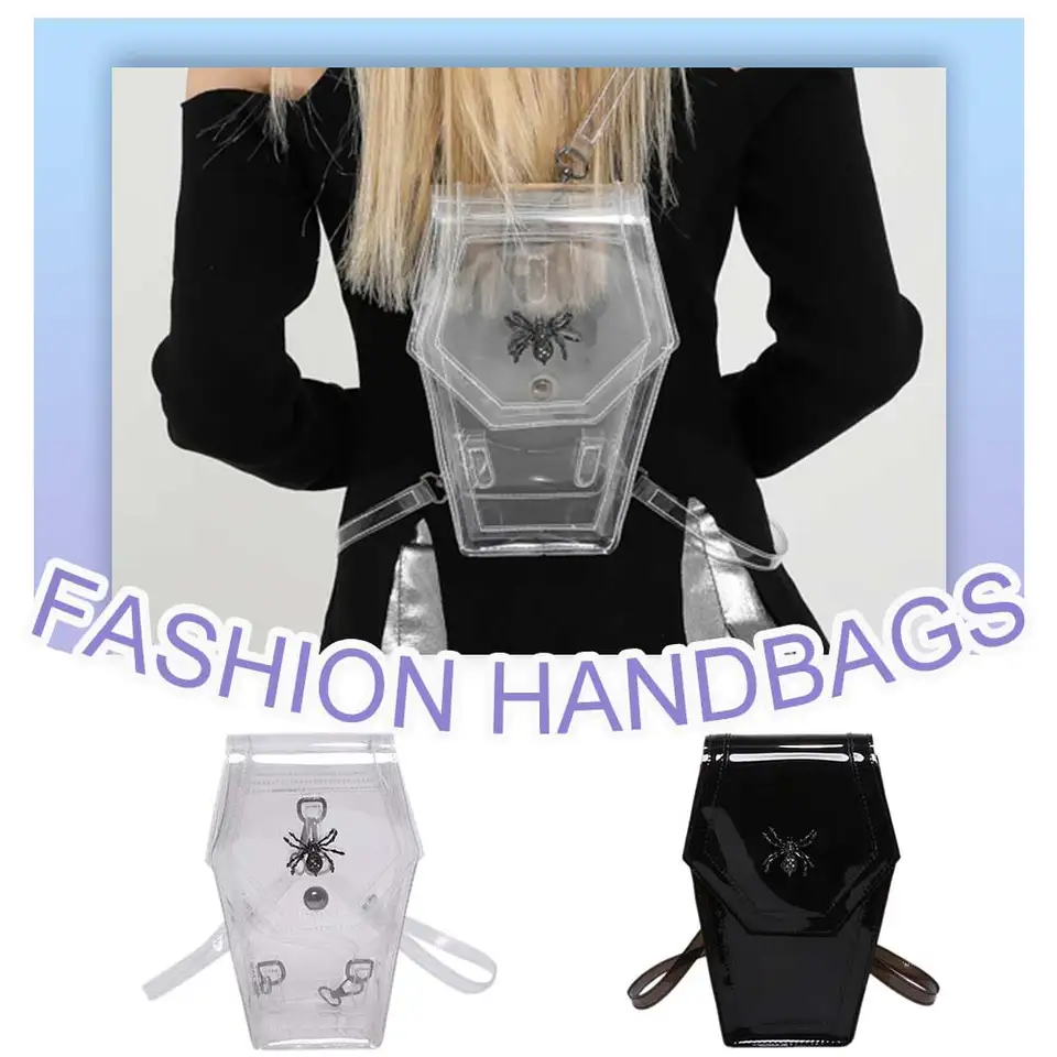 Vrecko na rameno ramena pre ženy nastaviteľné remienok Crossbody Bag Pu Leather Clear Clutch Cure pre prácu cestovanie