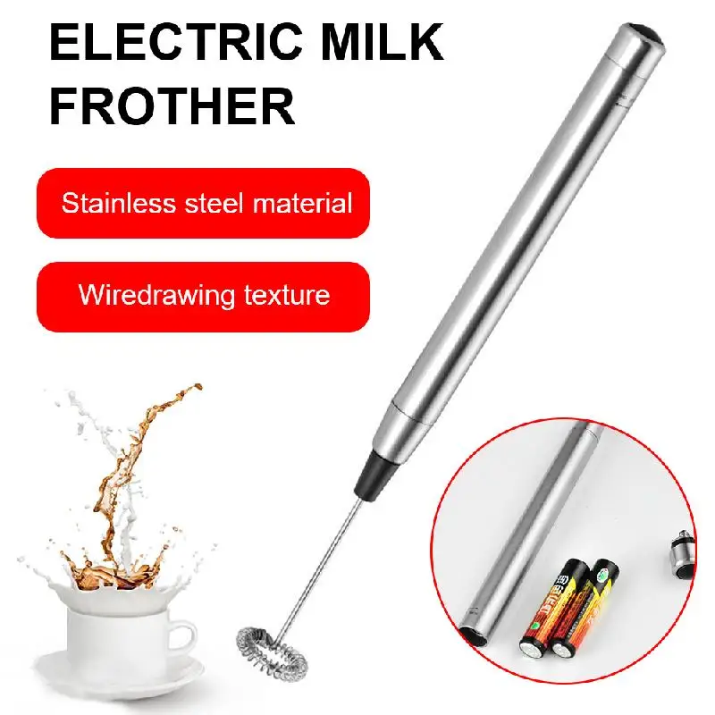 Vreckový elektrický mliečny penový blender blender vaječný šľahač cappuccino Frotter Mixer Kitchen Whisk Tools