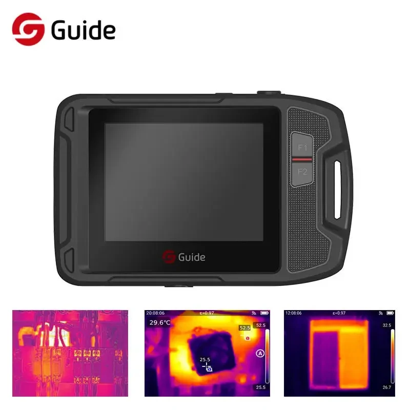 Vreckový sprievodca P120V Thermal Imager vreckový horizontálny HD SCRON Infračervená kamera vysoký a nízka teplota Teplomer na meranie