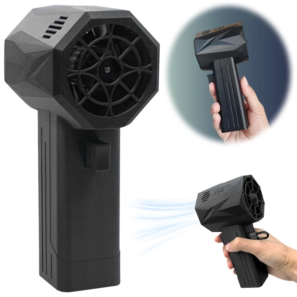 Vreckový turbo prúdový ventilátor Mini kefový motor bez kefky