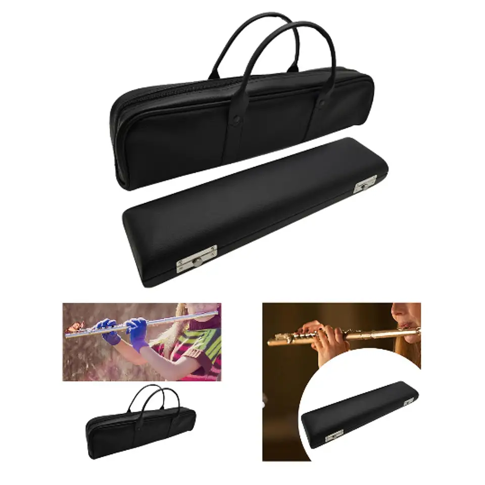 Vrecká na flautu Storage Bag opotrebenie multifunkčné hudobné nástroje taška na flautu kabelku pre hudobných darčekových flautových prehrávačov
