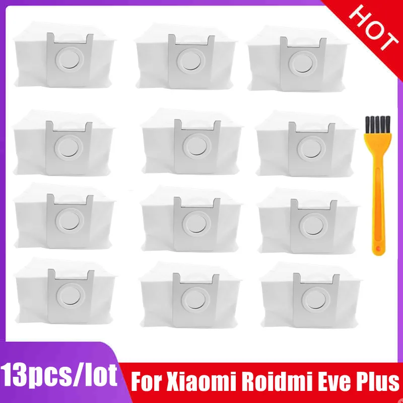 Vrecká na prach pre Xiaomi Roidmi Eve Plus SDJ01RM Robot vysávač náhradné diely náhradné príslušenstvo prachového vrecka