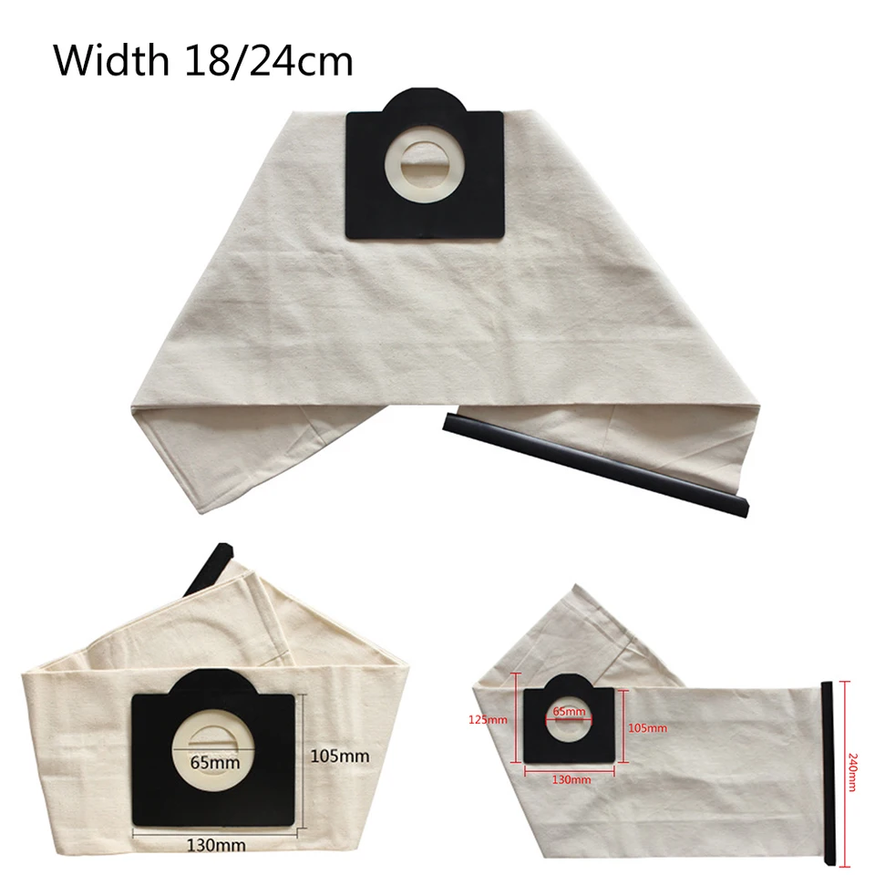Vrecká na prach z prachu pre Karcher WD3/MV3/SE4001/A2299/K2201/F/K2150 Vákua na umývateľné čistiace čistiace prostriedky na zber prachu