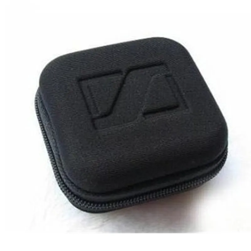 Vrecká na slúchadlá s 1pc štvorcový, slúchadlá pre slúchadlá, ktoré prenášajú úložné vrecko, tvrdé puzdro pre príslušenstvo Pamäťová karta USB kábel