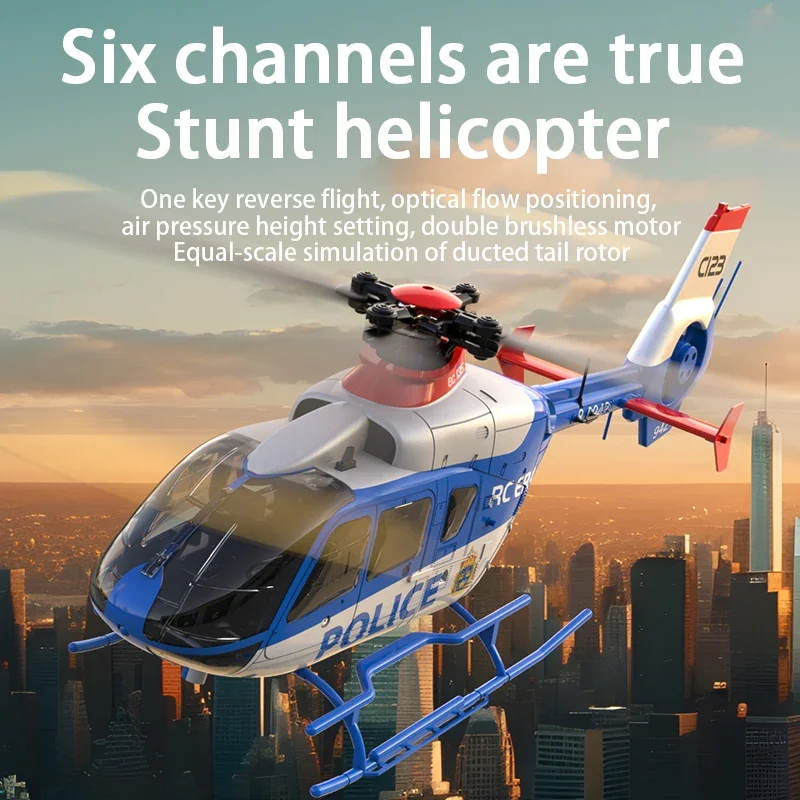 Vrtuľovač diaľkového ovládača C123 Simulovaný model lietadla s True Channel Dual Brushless Direct Drive 6 kanálov RC Hračky Gifty