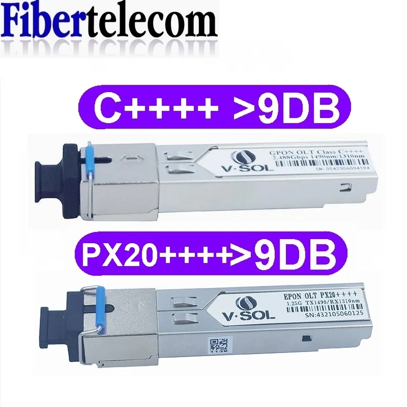VSOL EPON OLT MODUL 9DB GPON OLT SFP MODUL 9DB EPON SFP transceiver SC CONGEKTOR
