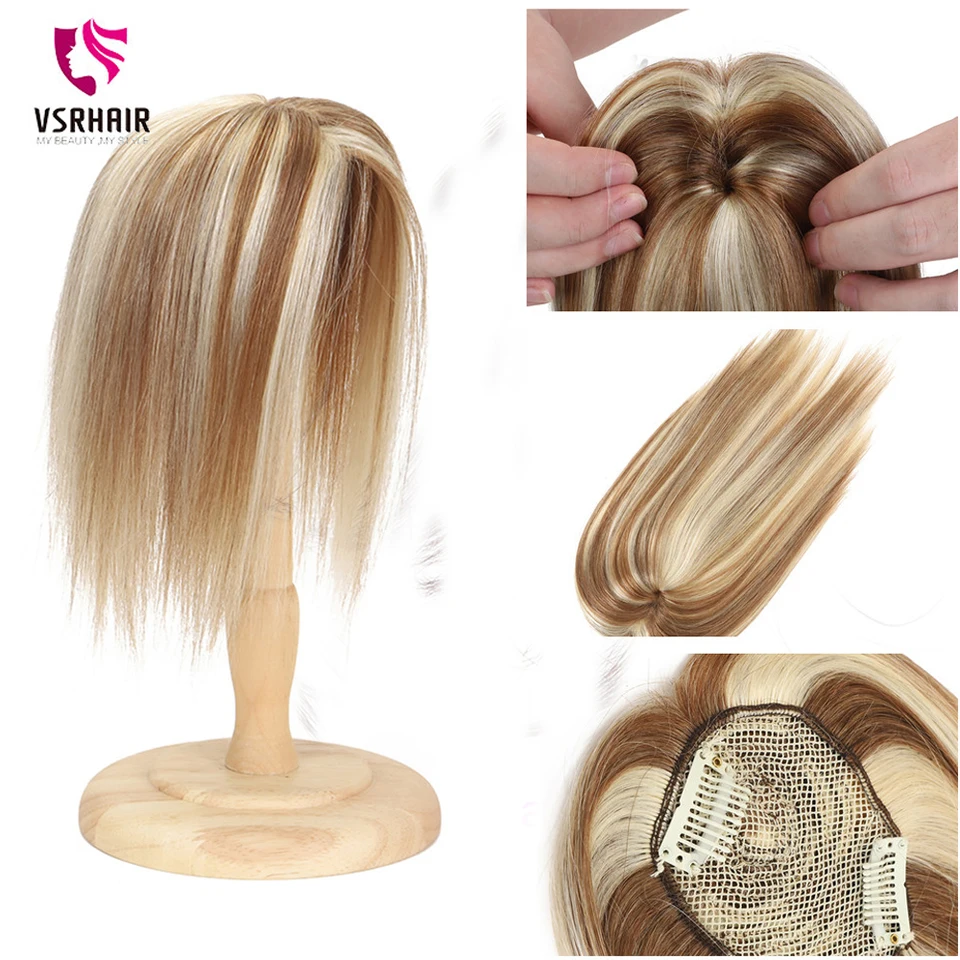 VSR Clip in Hair Topper pre ženy 10 palcov na klavír
