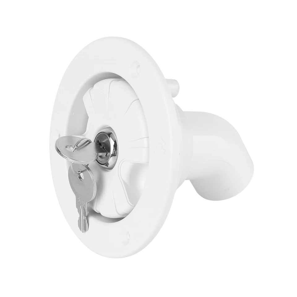 Vstupný filter uzamykateľné 80 mm pre RV Boat Camper Trailer White Caravan Accessories RV príslušenstvo Gravitácia čerstvá voda