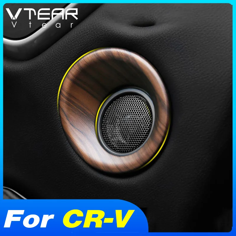 Vtear auto reproduktorové okno Dverné okno Loudspeaker misa krúžku kryt Cover Interiérový štýl Doplnky dielov pre Honda CR-V CRV 2017-2021