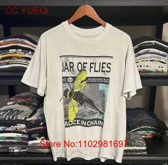 VTG 1994 Alice in Chains Jar of Flies Concert White Unisex T-Shirt S-5XL