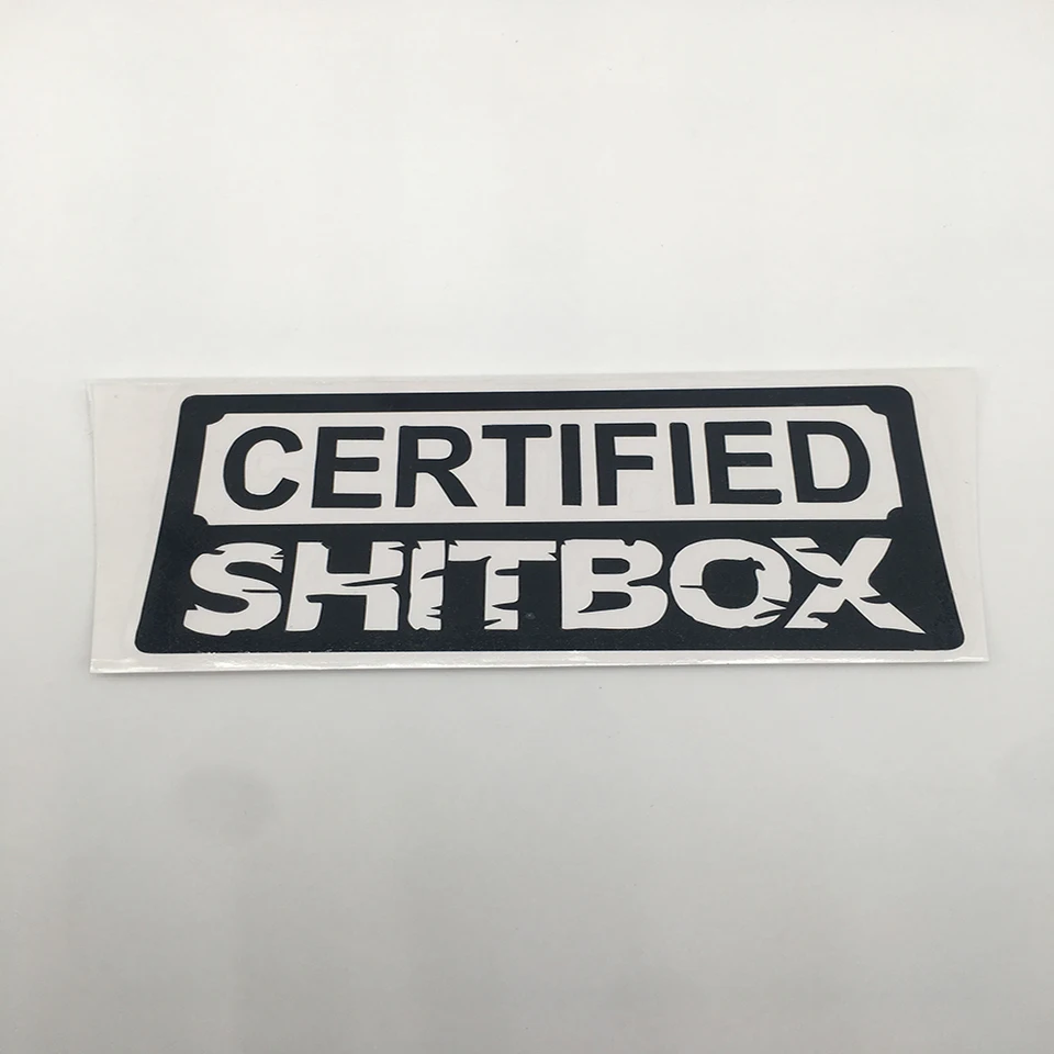 Vtipné certifikované shitbox 4x4 Hoon automobilové automobily Motocykle Exteriérové ​​príslušenstvo Vinylové obtisky pre Honda Lada BMW Audi