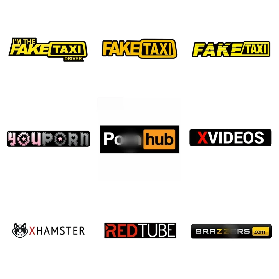 Vtipné dospelé nálepky s logom nálepky na nálepku Porn Hub Fake Taxi Vinyl Car Motocykel batožina dekorácie nálepka Exteriér Príslušenstvo