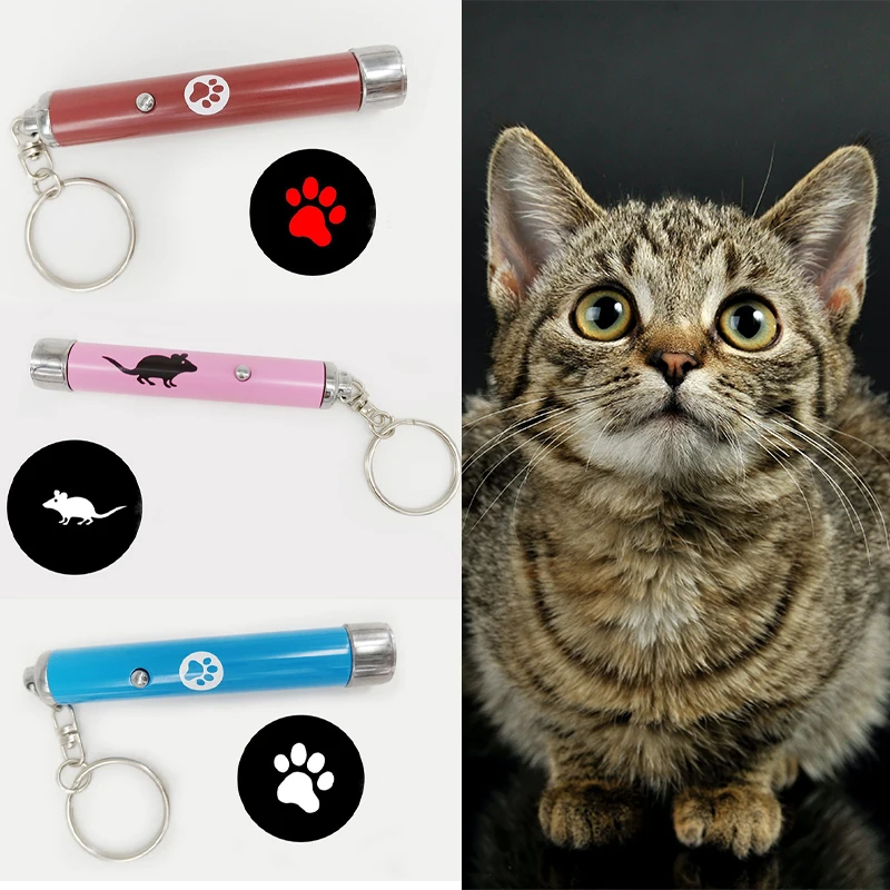 Vtipné mačacie laserové LED LED klip SLIGHT FUND Funny Cat Chaser Toys Pen Mini Light Prenosná lampa LED LED PEN PECK SVETLO Ukazovatele domáce zvieratá