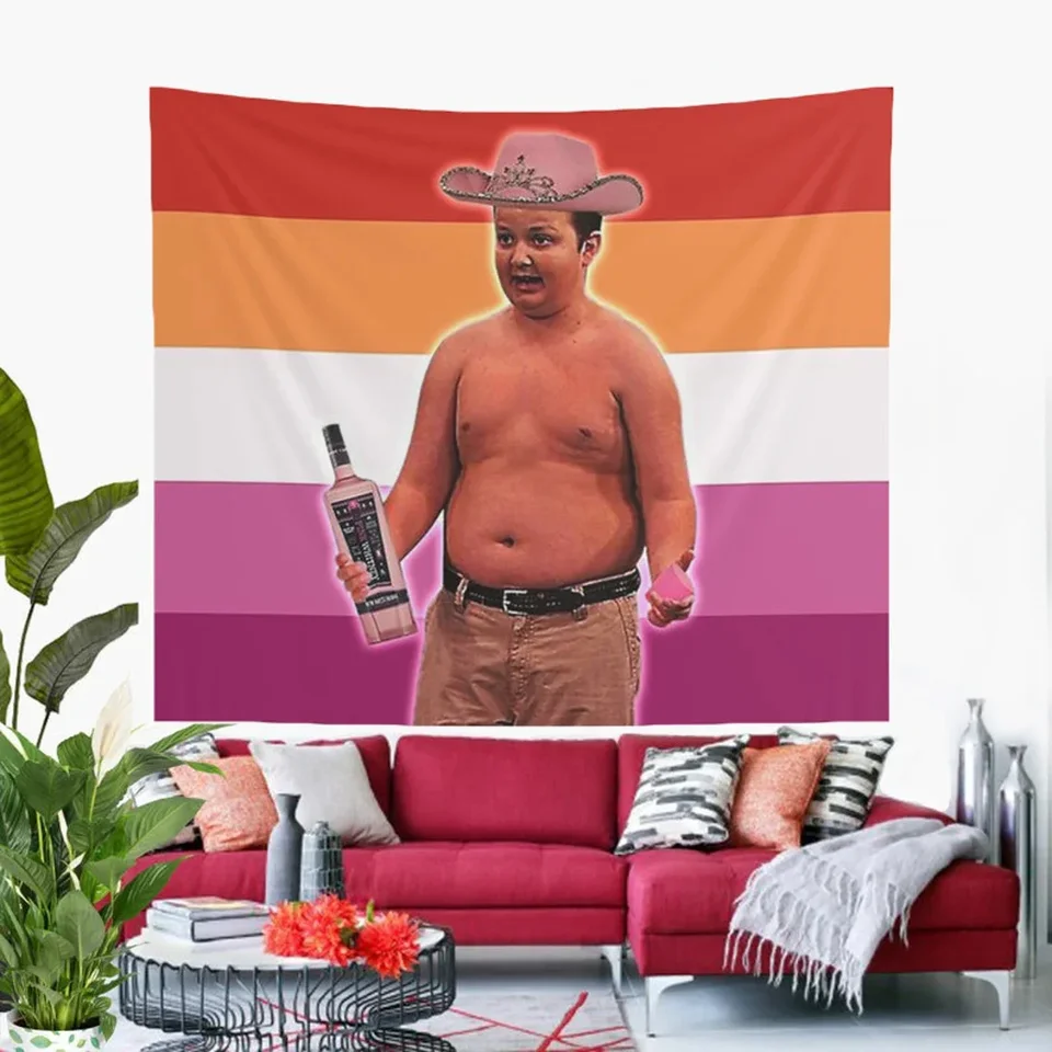 Vtipné meme tapisérie gibby icarly stena tapisérie hippie hippie závesné tapisérie nástenné zavesenie spálne domáce dekorácie Partoho pozadie