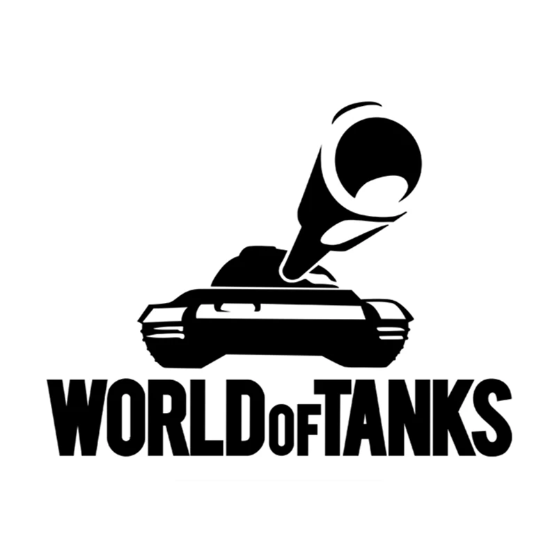 Vtipné nálepky na autá Svet tankov Wot Creativity Sticker Automatické vinylové obtlačenie KK 19,5 cm x 15 cm