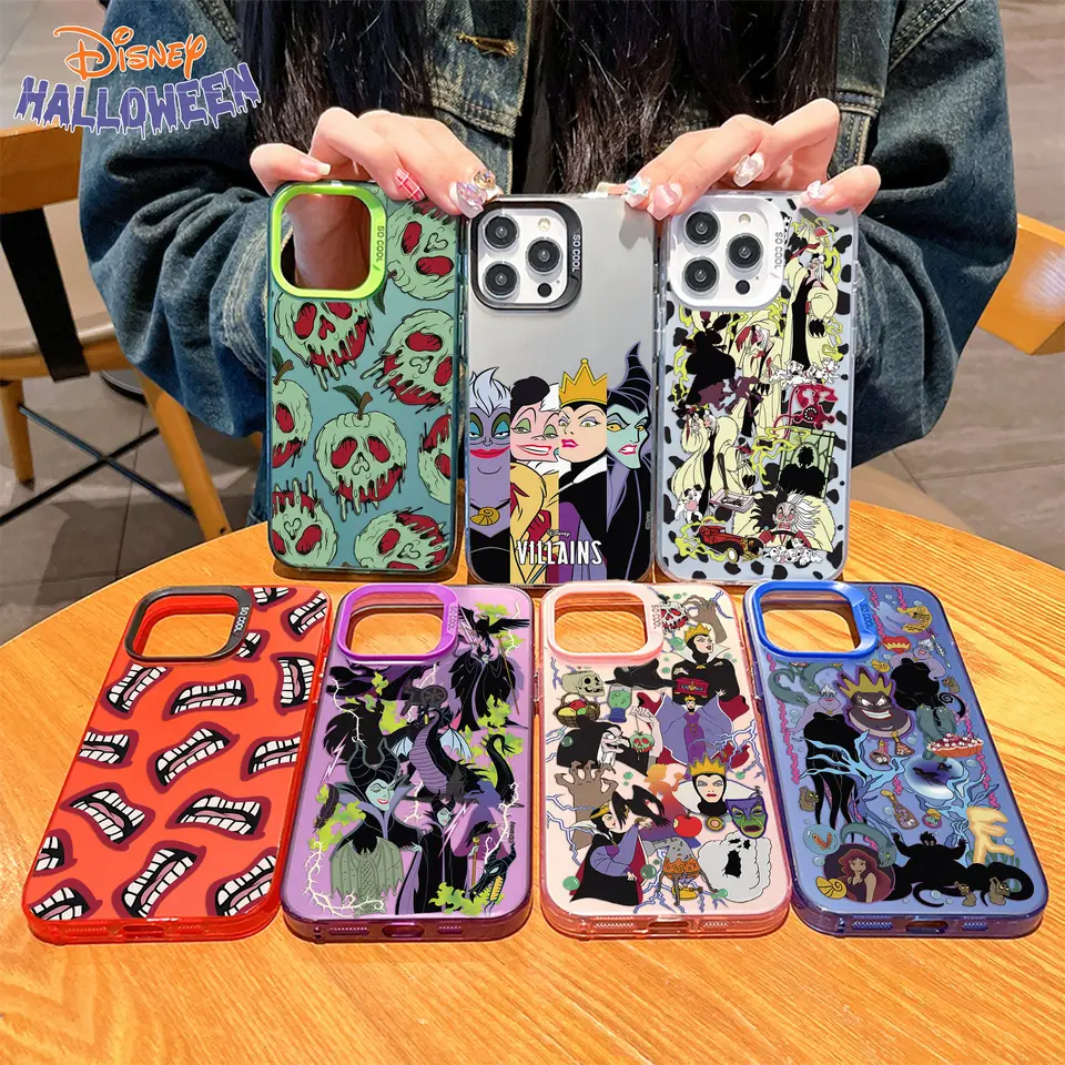Vtipné snehobiele halloween roztomilé puzdro pre iPhone 16 15 14 13 12 11 Pro Max x xr xsmax 8 7 plus Candy Matte Shockproof Cover