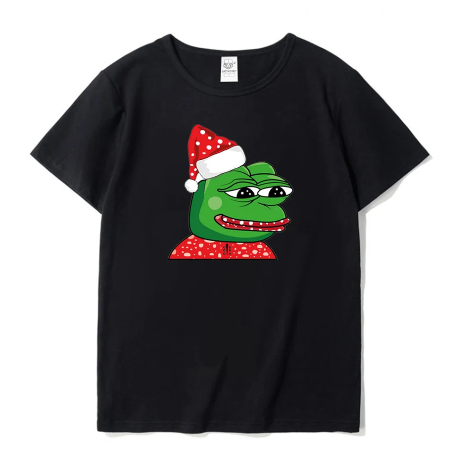 Vtipné tričko Pánske tričko vianočné pepé tričko Grafické tričká Ofenzívne muži oblečenie harajuku nové vtipné topy hip-hop