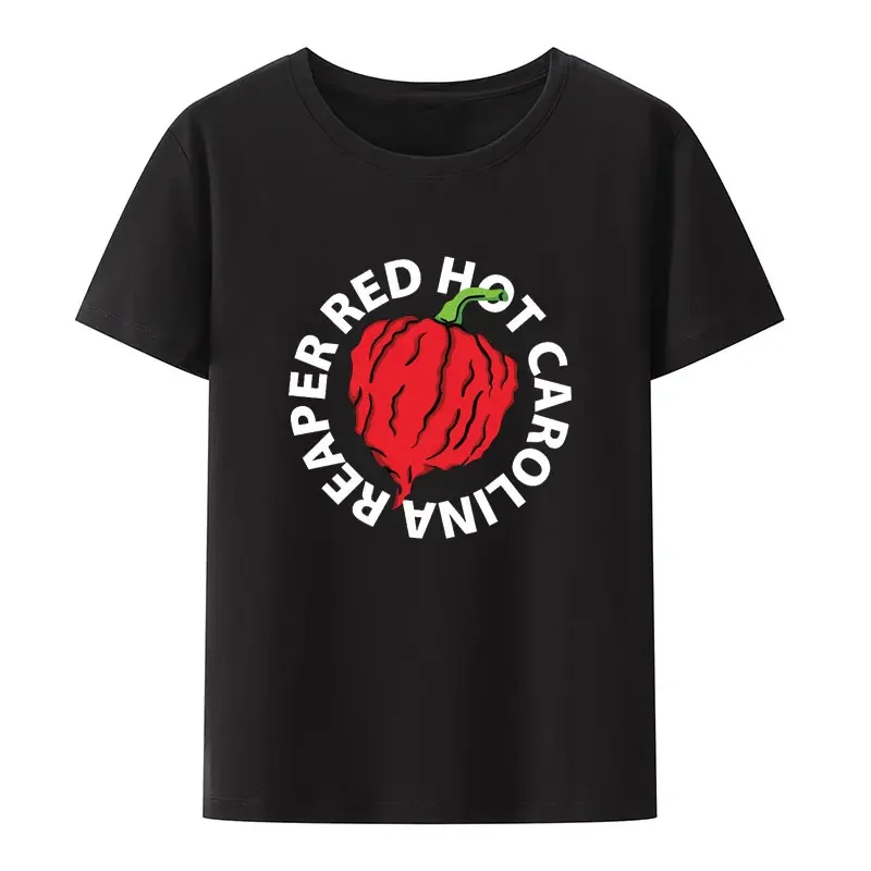 Vtipné červené horúce Carolina Reaper Casual Tlat Tričko Tri kreatívne muži Ženy O-krk tlač Tee harajuku uvoľnené priedušné camisety