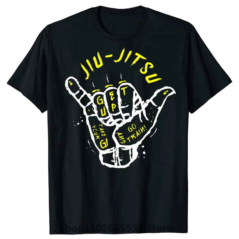 Vtipný jiu jitsu bjj judo j judo tričko Grafické bavlnené ulice Streetwear s krátkym rukávom narodeniny darčeky letný štýl brazíl