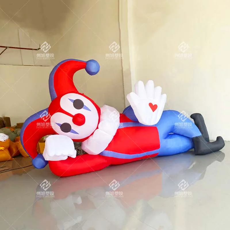 Vtipný nafukovací žolík, Funny Joker Oxford Tkanina s dúchadlom, výzdoba reklamy na udalosti